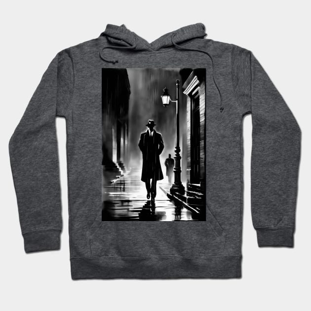 The Detective Hoodie by David Kincaid Art